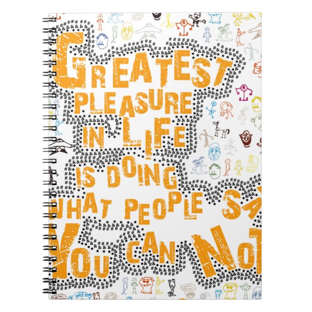 Carnet Typographie (Devant)