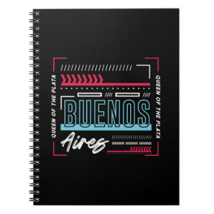 Carnet Typographie de Buenos Aires Graphique Argentine