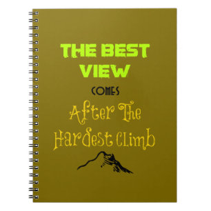 Carnet Typographie de devis Randonnée inspirante