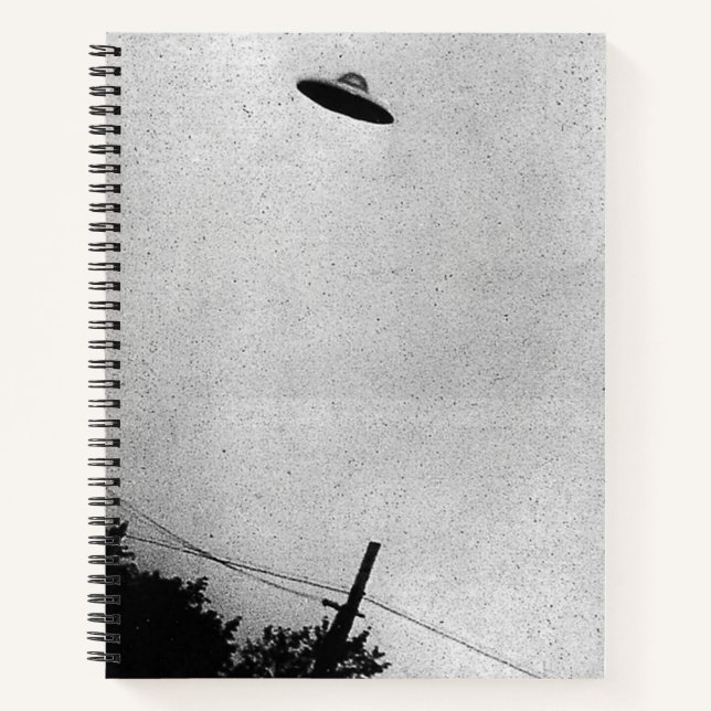 Carnet UFO Alien Extraterrestrial Spacecraft Top Secret (Devant)
