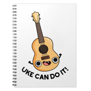 Carnet Uke Can Do It Funny Encouragement Ukulele Pun