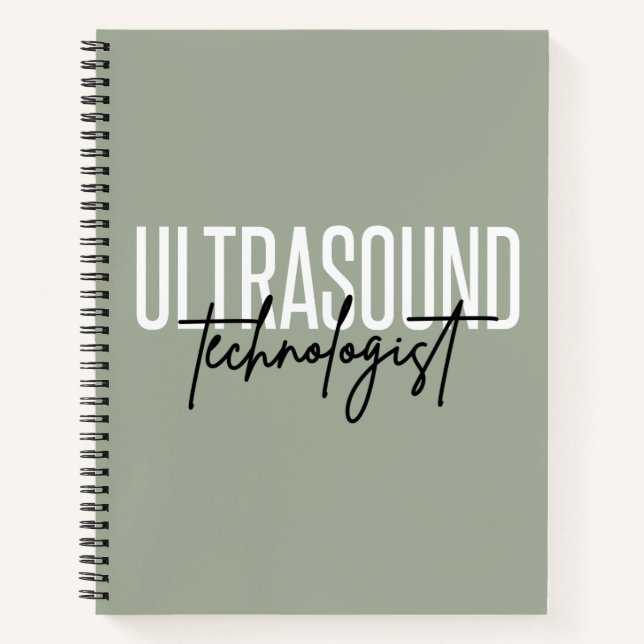 Carnet Ultrasound technologue | Ultrasound Tech Toxits (Devant)