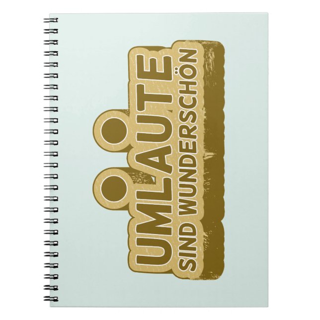 Carnet Umlaute sind wunderschön Geman (Devant)