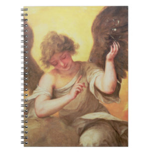 Carnet Un ange tenant un flacon en verre