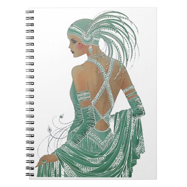 Carnet Un aperçu de l'élégance : Green Backless Dress Des (Devant)