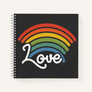 Carnet Un arc-en-ciel d'amour