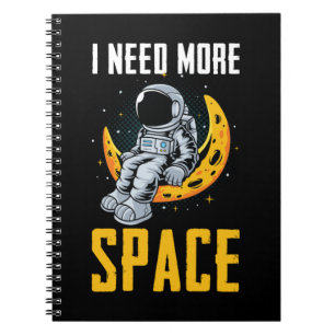 Carnet Un astronaute assis Humour spatial de la Lune