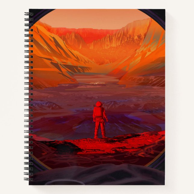 Carnet Un Astronaute Sur Mars (Devant)