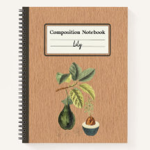 Un Avocado sur une branche Composition personnalis