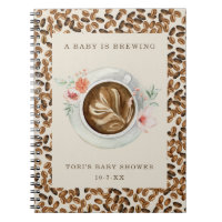 Un Bébé Brûle Du Baby shower De Café Floral