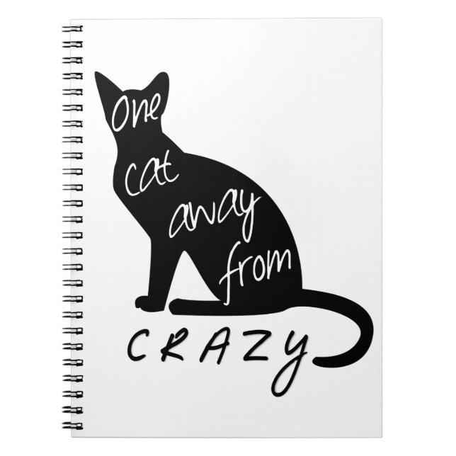 Carnet Un chat à partir de FOU (Devant)