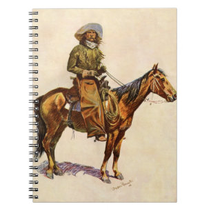 Carnet Un cowboy de l'Arizona par Remington, Ouest Vintag