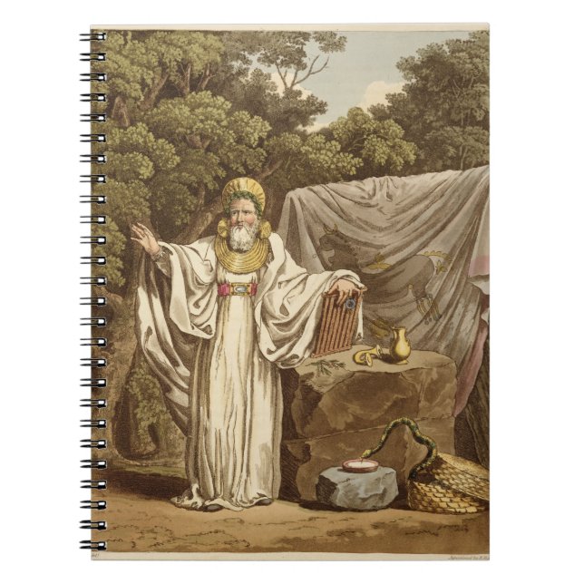 Carnet Un druide de voûte dans son habitude juridique, (Devant)