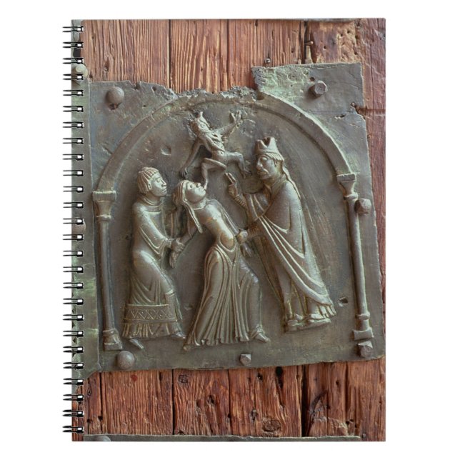 Carnet Un exorcisme, panneau de la porte droite, 12ème (Devant)