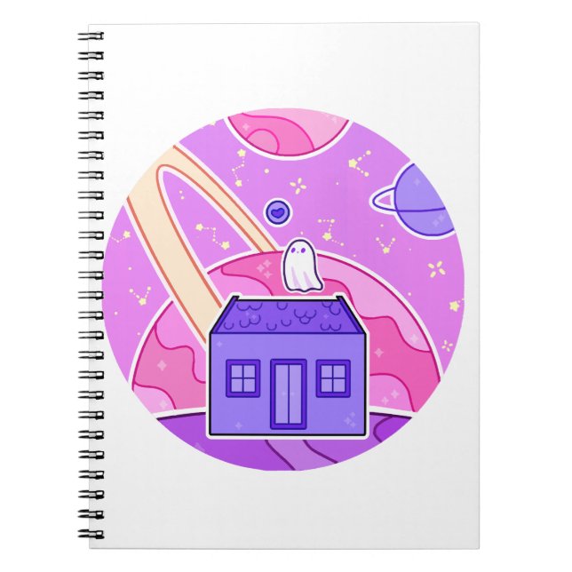 Carnet Un fantôme qui vit dans l'espace (Devant)