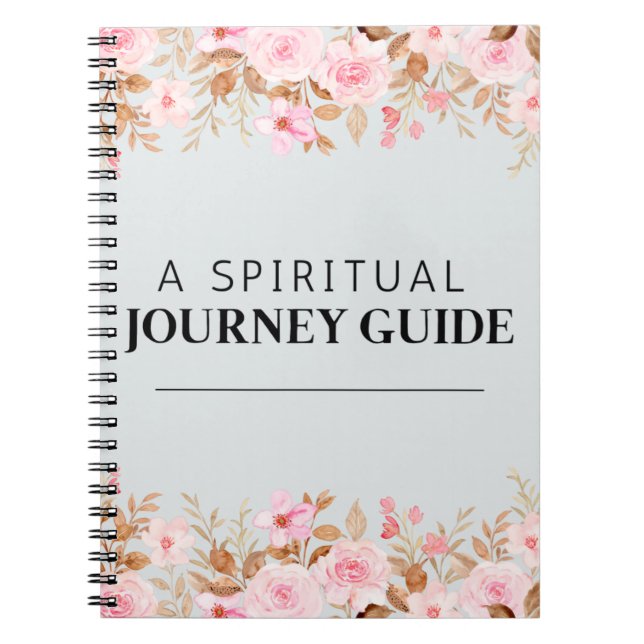 Carnet Un guide de voyage spirituel. (Devant)
