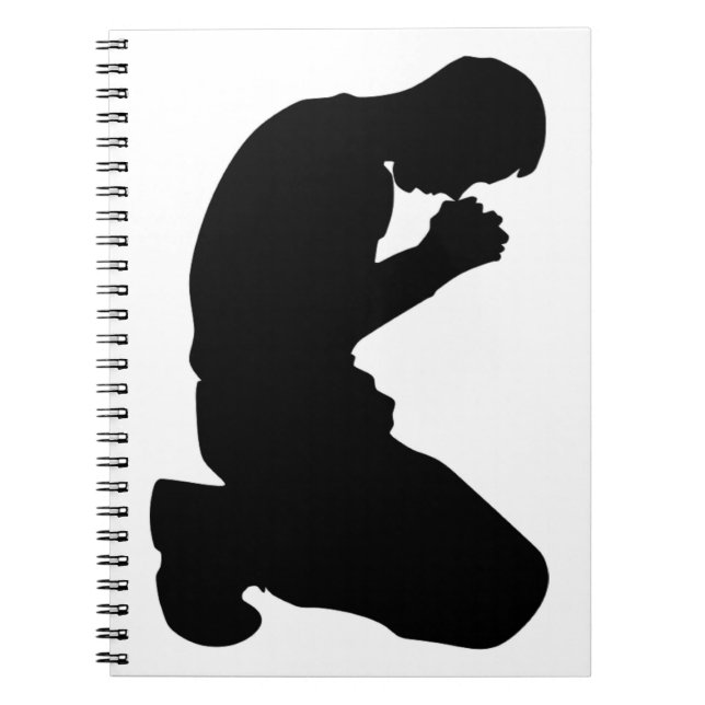 CARNET UN HOMME S'ENNUYANT DANS LA PRIÈRE (Devant)
