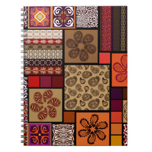 Carnet Un méga jeu créatif de motifs sans couture inspiré