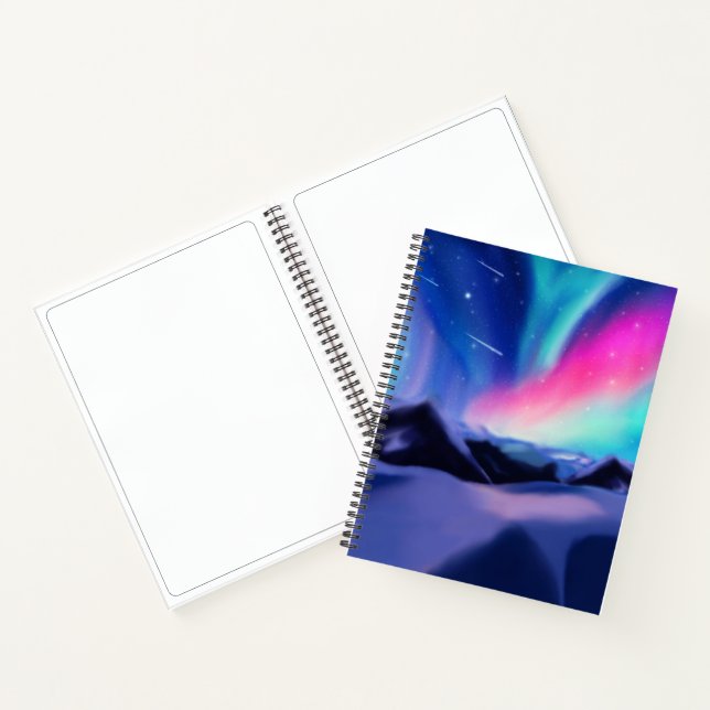 Carnet Un Million D'Ordinateur Portable Aurora Dreams (Intérieur)