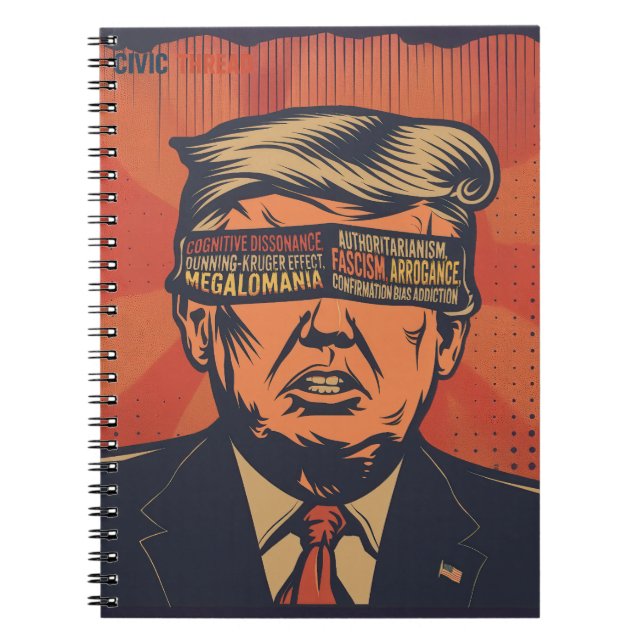 Carnet Un président aveuglé par les problèmes mentaux (Devant)