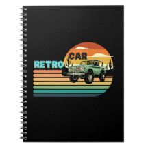 Un rétro noir avec voiture