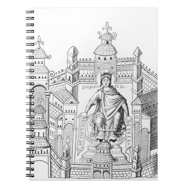 Carnet Un roi de Carlovingian dans son palais, (Devant)