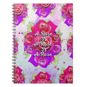 Carnet Un Rose est un Rose est un Rose