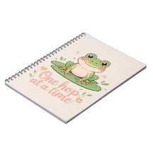 Un saut à la fois | Grenouille sur feuille de nénu