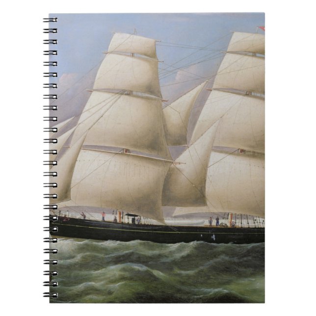 Carnet Un schooner mâté par deux outre de Douvres (huile (Devant)