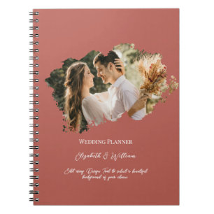 Carnet Un simple Wedding planner de cadre superposé photo
