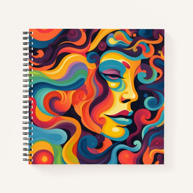 Carnet Un tourbillon vibrant d'émotions (Devant)