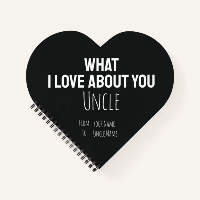 Carnet Uncle Gifts Cool Unique Modern For Him Trendy (Devant)