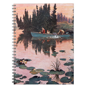 Carnet Une belle capture par John Clymer