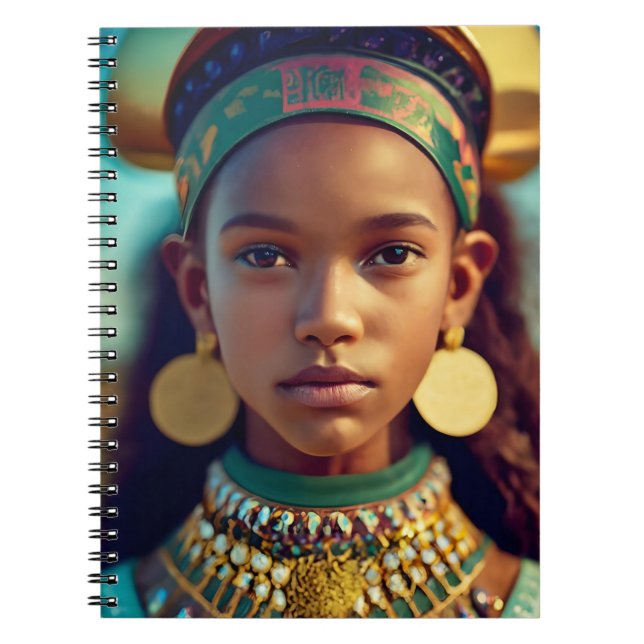 Carnet Une belle fille des tribus d'Afrique orientale (Devant)