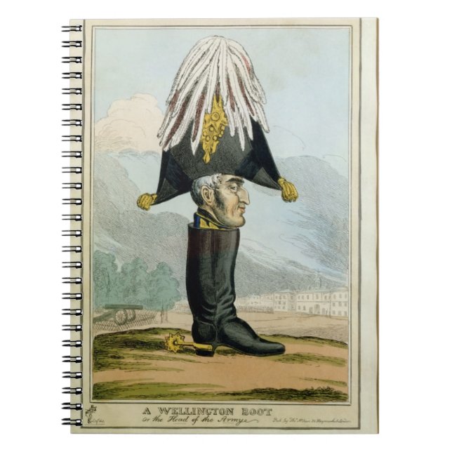 Carnet Une botte de Wellington - ou la tête de l'Armye, (Devant)