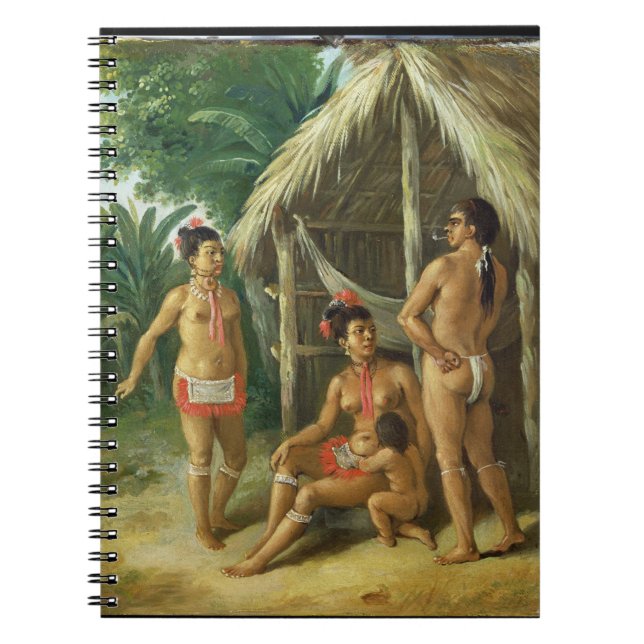 Carnet Une famille de Carib de l'Îles-Sous-le-Vent en (Devant)