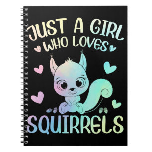 Carnet Une fille qui aime les écureuils
