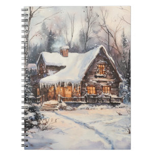 Carnet Une maisonnette cosy en hiver