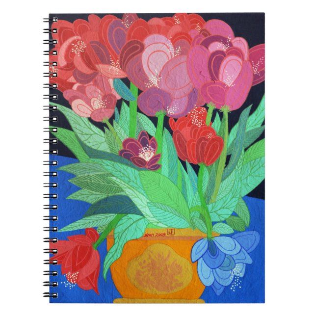 Carnet Une tulipe bleue (Devant)