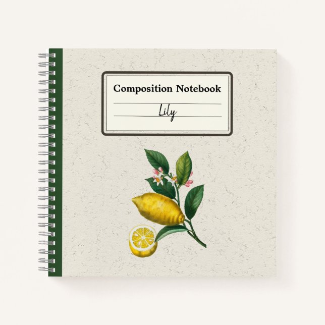 Carnet Une version agrandie de la Comp personnalisée au c (Devant)