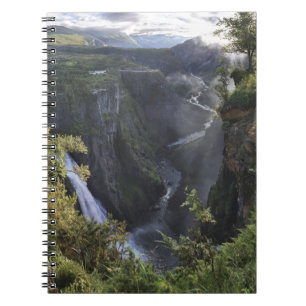 Carnet Une vue large de soirée - Hordaland, Norvège