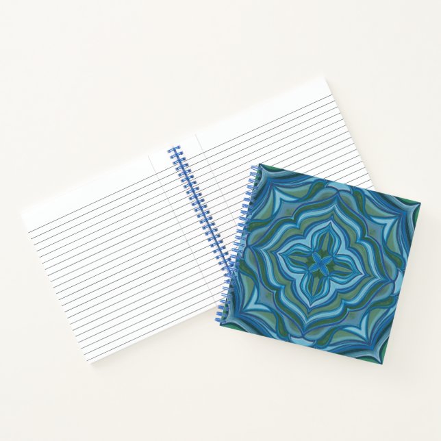 Carnet "Unfolding" Mandala Spiral Notebook (Intérieur)