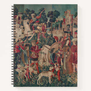 Carnet Unicorn Art médiéval - Chasseurs Retour au Chât