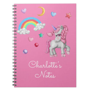 Carnet Unicorn Carnet, Magique Rainbow Stars Unicorn