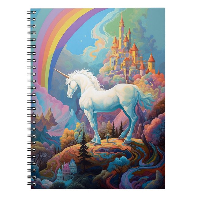 Carnet Unicorn Imaginaire Art (Devant)