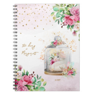 Carnet Unicorn Magical Illustration Girl Daily Diary
