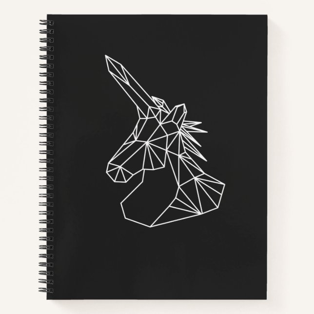Carnet Unicorne de polygone (Devant)