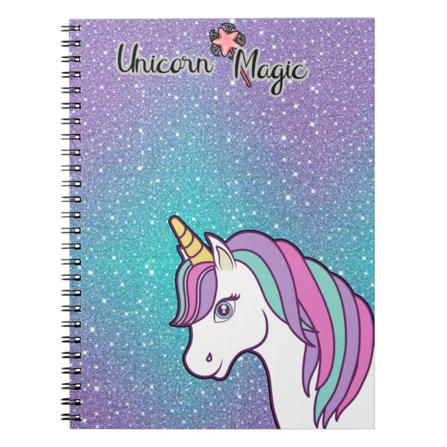 Carnet Unicorne magique (Devant)
