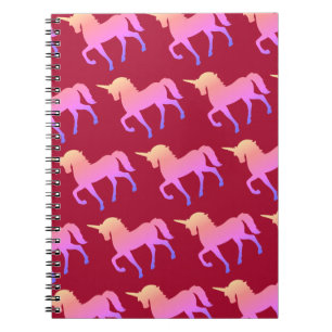 Carnet Unicornes roses