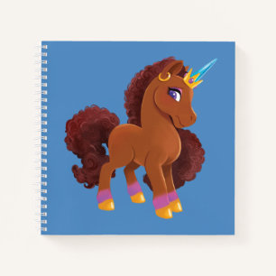 Carnet Unique la licorne debout Fière